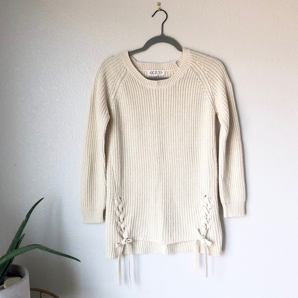 Side Tie Sweater